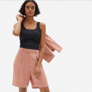NWT Everlane pink, put together short, 6